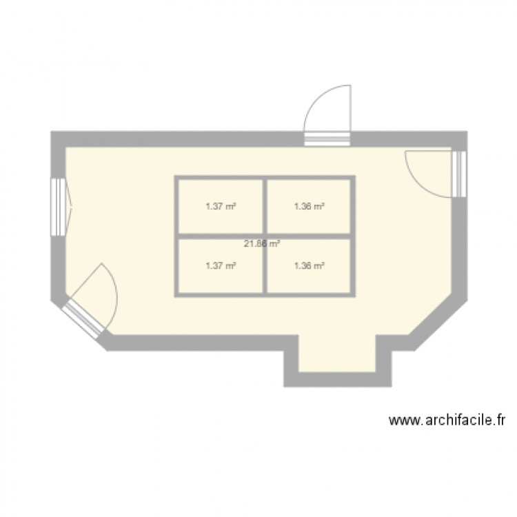 De Haan layout VR. Plan de 0 pièce et 0 m2