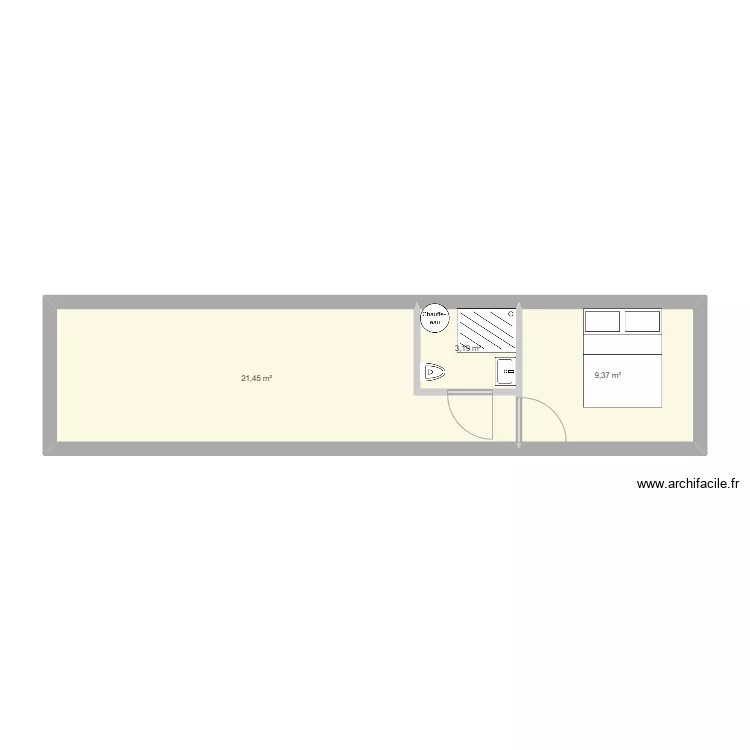 agrandisement thomas. Plan de 