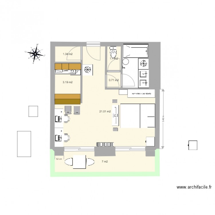 Plan. Plan de 0 pièce et 0 m2