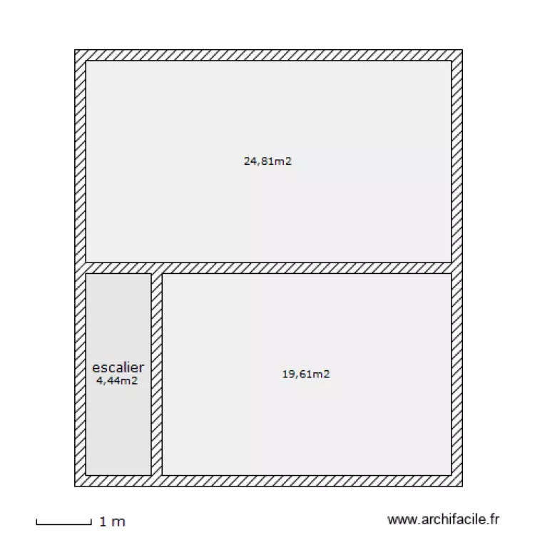 plancher haut. Plan de 