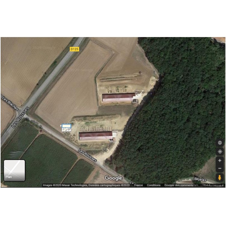 hangar . Plan de 7 pièces et 160 m2