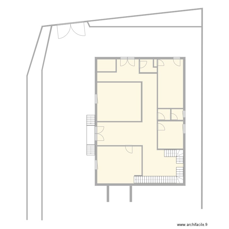 la butte. Plan de 0 pièce et 0 m2