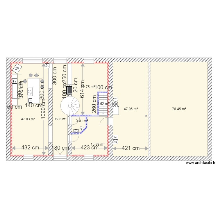 maison mangienne après . Plan de 0 pièce et 0 m2