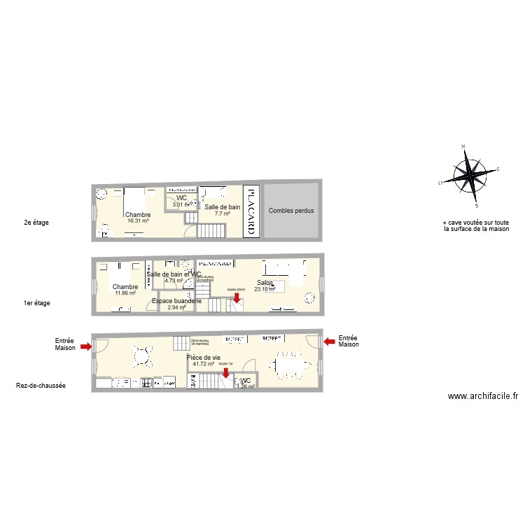 GURY. Plan de 0 pièce et 0 m2