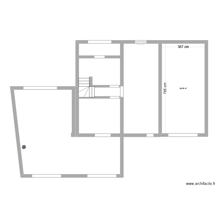 RDC. Plan de 0 pièce et 0 m2