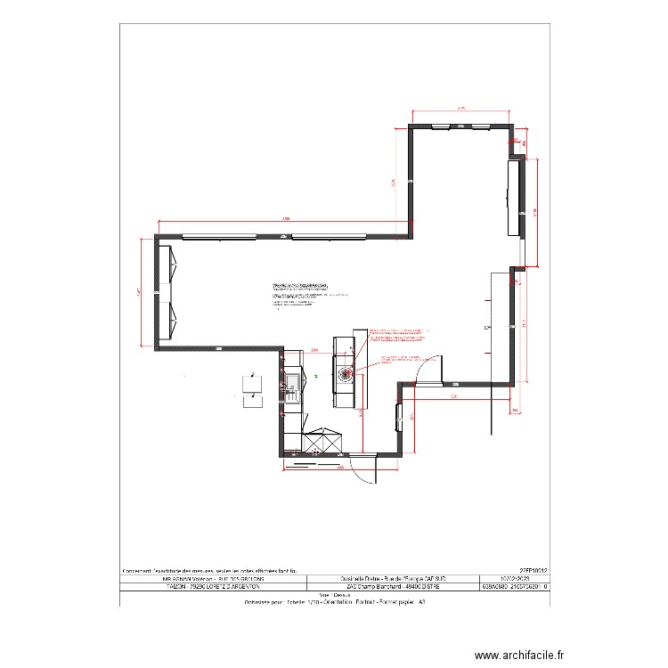 AGNAN cuisine. Plan de 0 pièce et 0 m2