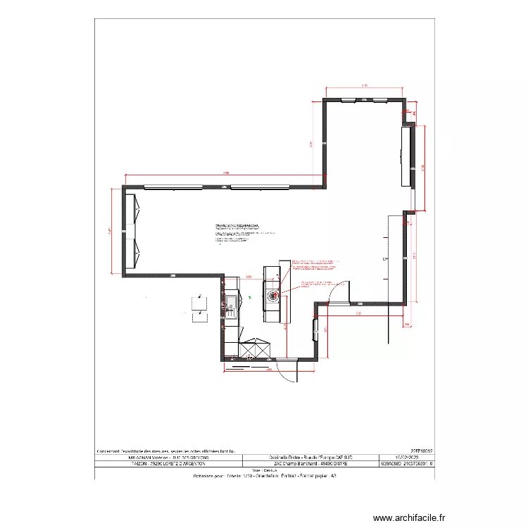 AGNAN cuisine. Plan de AGNAN cuisine. Plan de