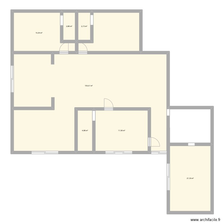 plan4. Plan de 7 pièces et 170 m2