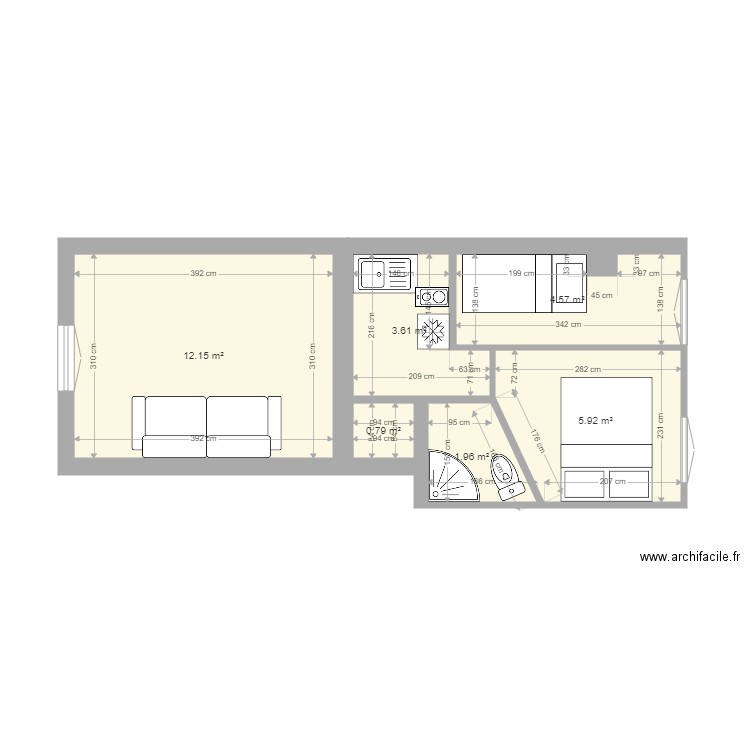 chaudron reamenagement. Plan de 0 pièce et 0 m2