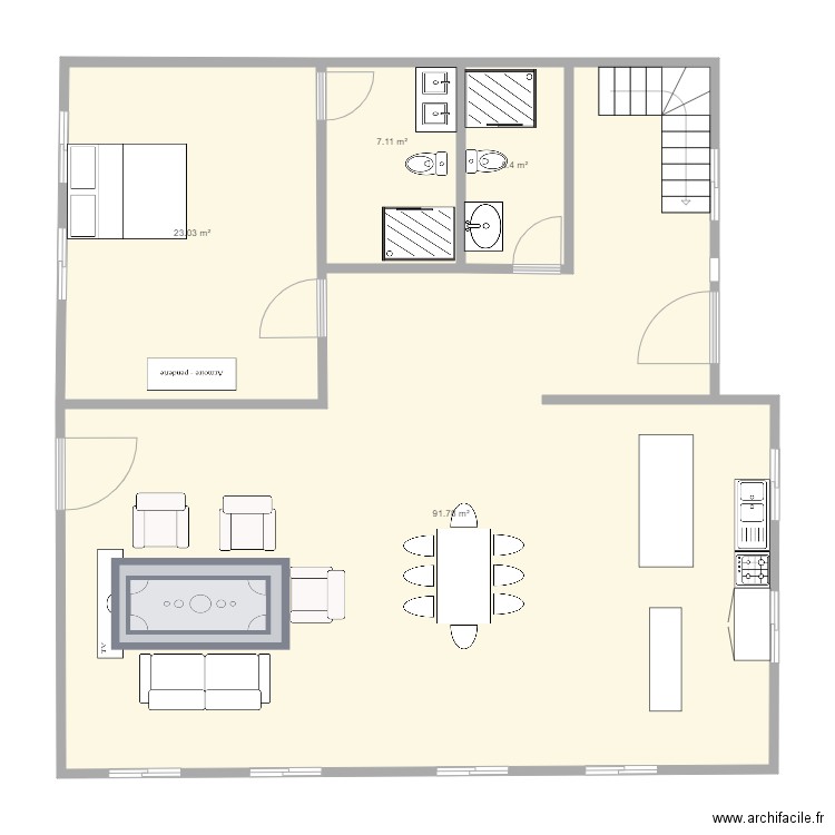 plano casa teno2. Plan de 0 pièce et 0 m2