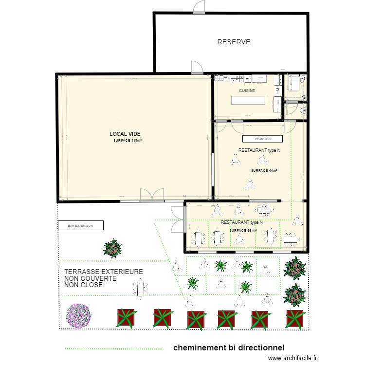 CHEZ YO EXISTANT. Plan de 0 pièce et 0 m2