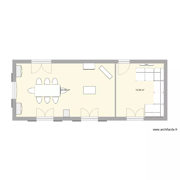 maison maman. Plan de 