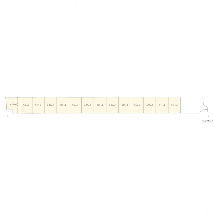 Lotissement. Plan de 0 pièce et 0 m2