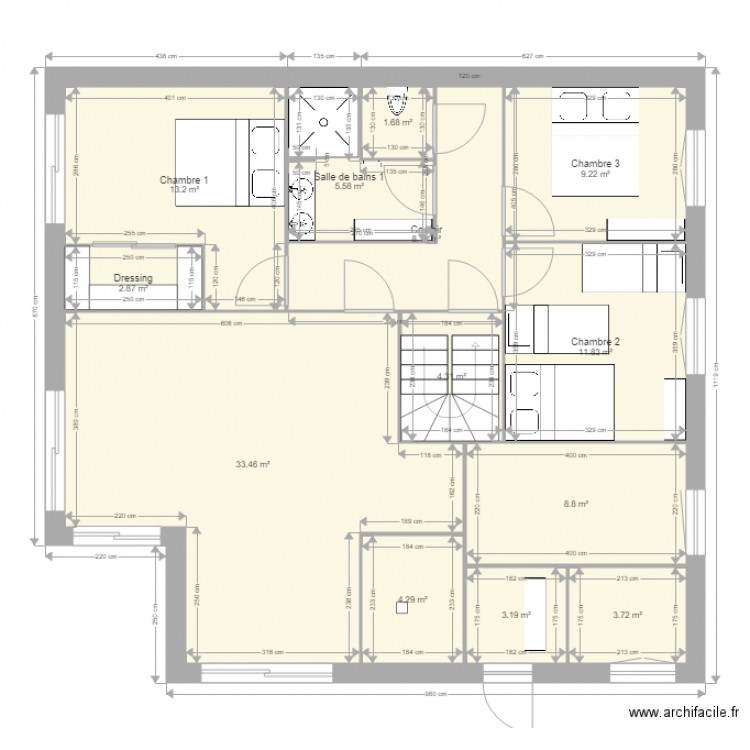 maison 607B. Plan de 0 pièce et 0 m2