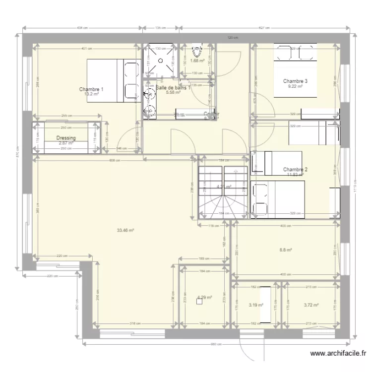 maison 607B. Plan de maison 607B. Plan de
