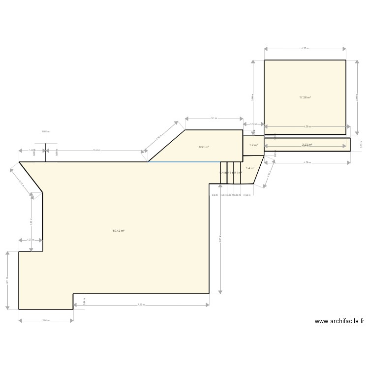 fRANCES SALLEILE. Plan de 0 pièce et 0 m2