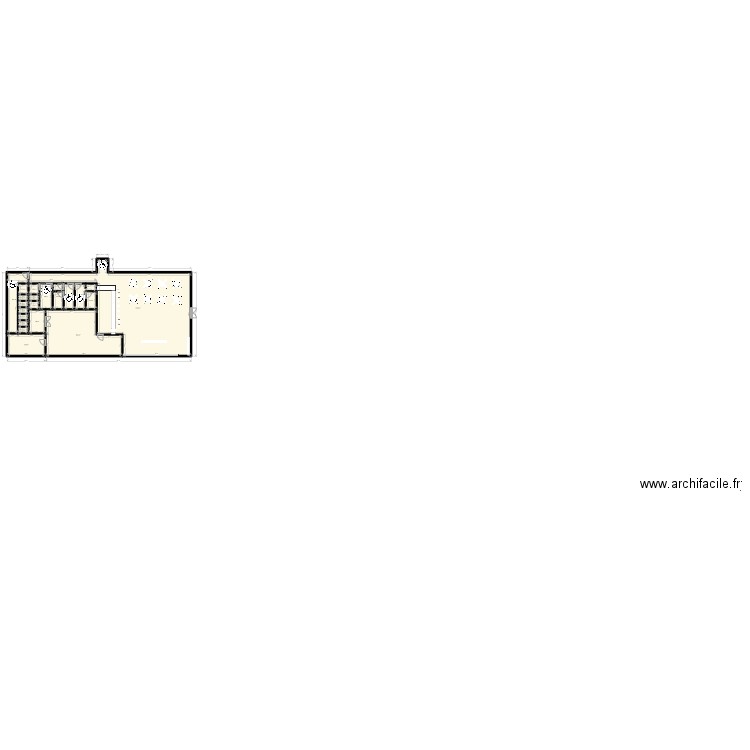 club house archi bmtp. Plan de 20 pièces et 306 m2
