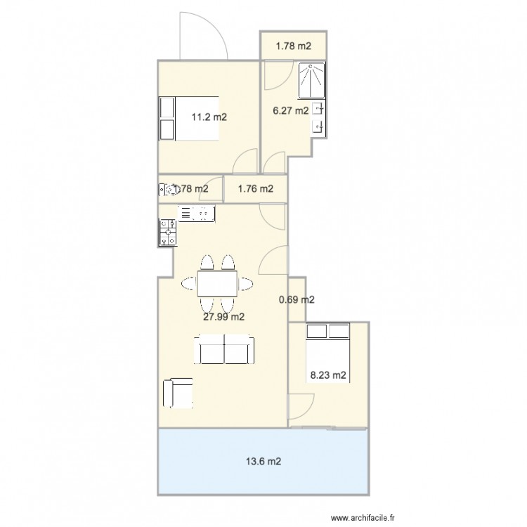 marina modif2. Plan de 0 pièce et 0 m2