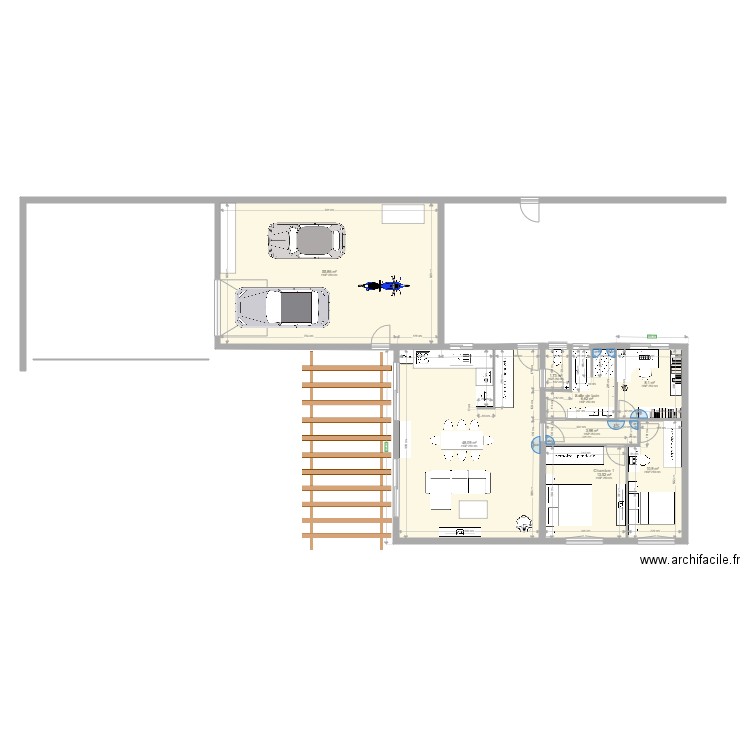 plan projet maison1. Plan de 0 pièce et 0 m2