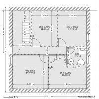 étage du 97m2 ( petit avec 4ch 33m2)