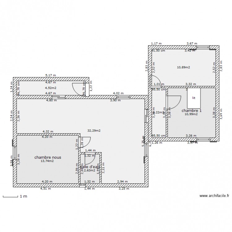 sandrine. Plan de 0 pièce et 0 m2