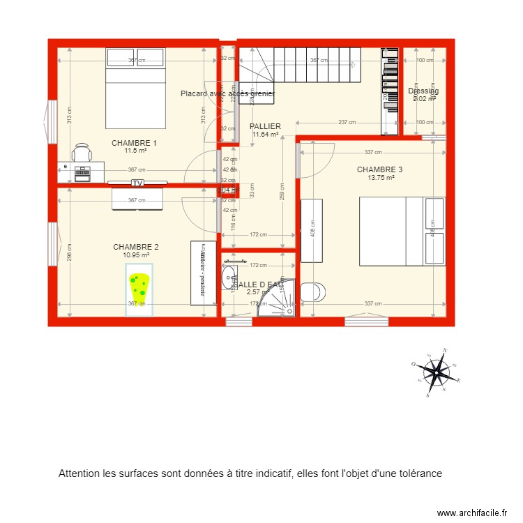 BI1731 COTE Niveau 2  . Plan de 0 pièce et 0 m2