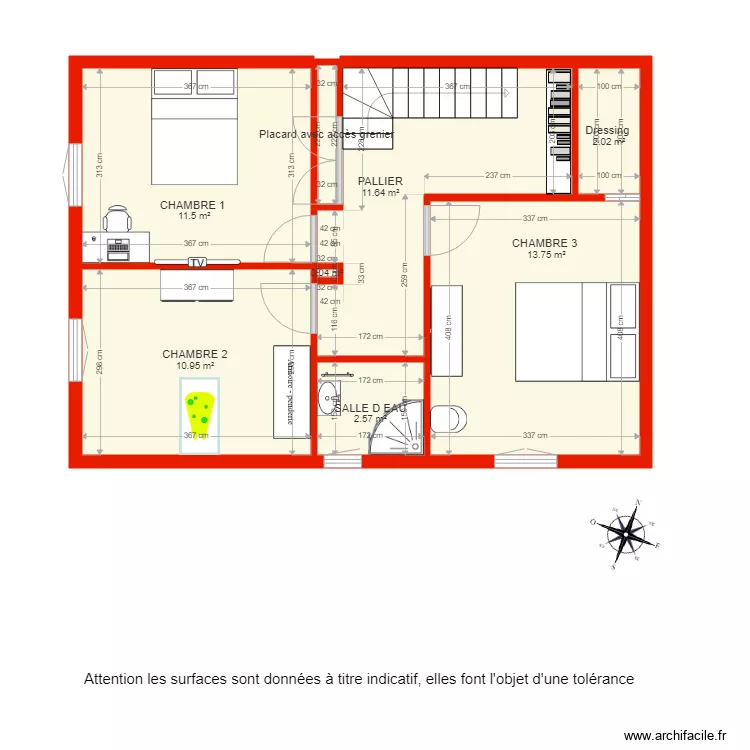 BI1731 COTE Niveau 2  . Plan de 