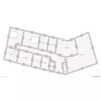 Maison plain-pied en V