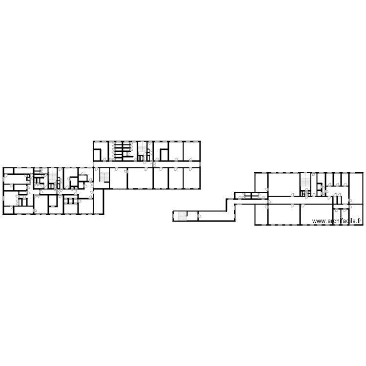 AR R2. Plan de 119 pièces et 1338 m2