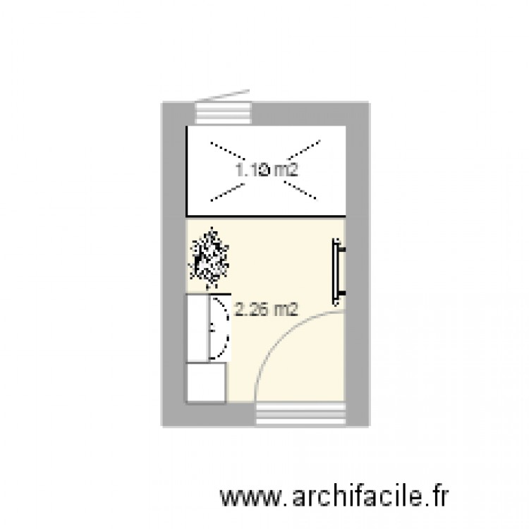 salle de douche. Plan de 0 pièce et 0 m2