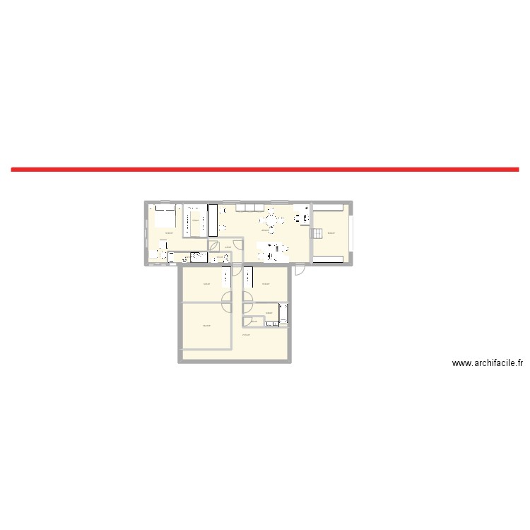 extension bureau v2. Plan de 13 pièces et 153 m2