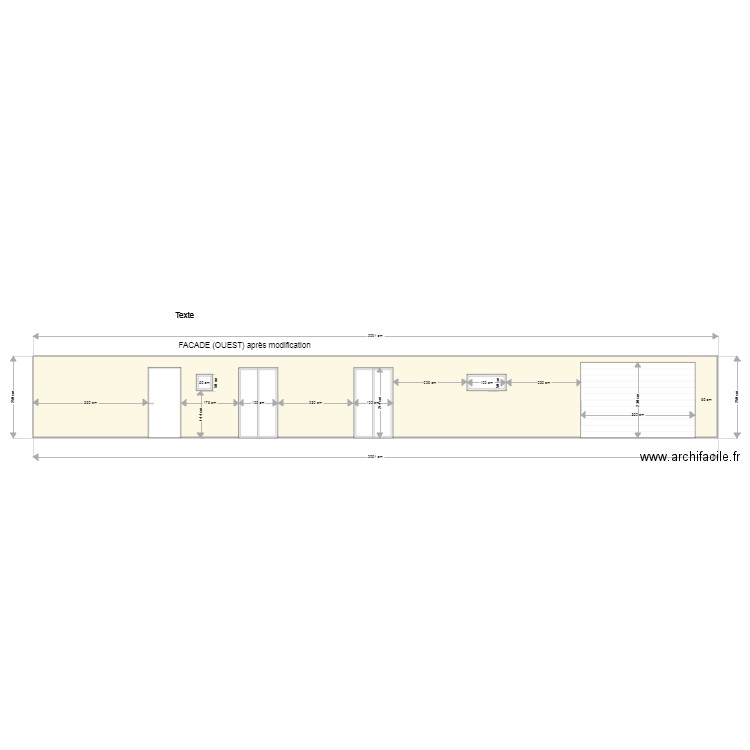 facade ouest final. Plan de 0 pièce et 0 m2