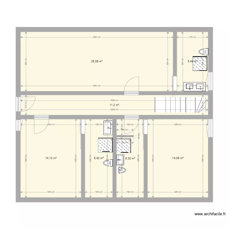Zorkovac Vivodinski 8A First Fllor. Plan de 
