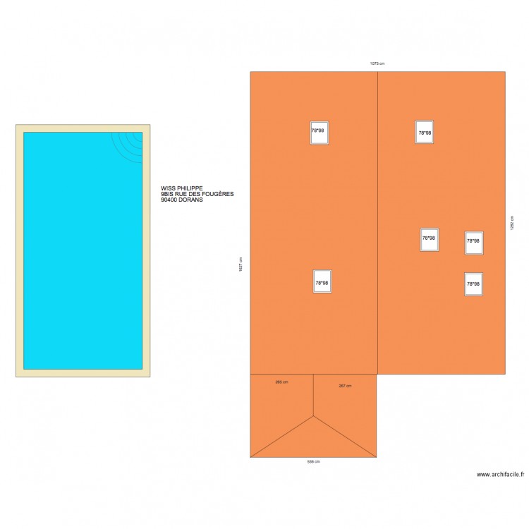 PLAN TOITURE. Plan de 0 pièce et 0 m2