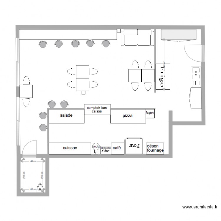 le vintage. Plan de 0 pièce et 0 m2