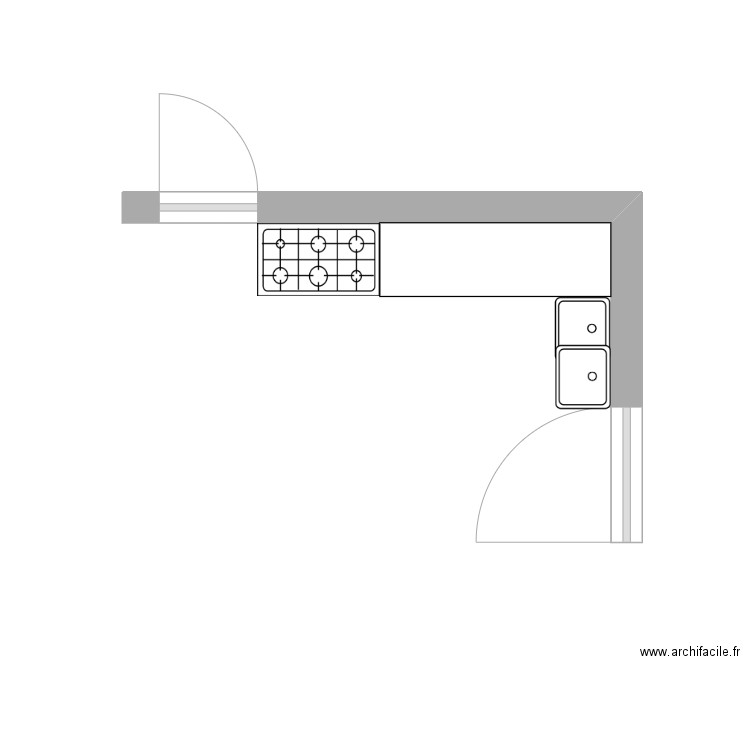 cuisine extérieur. Plan de 0 pièce et 0 m2