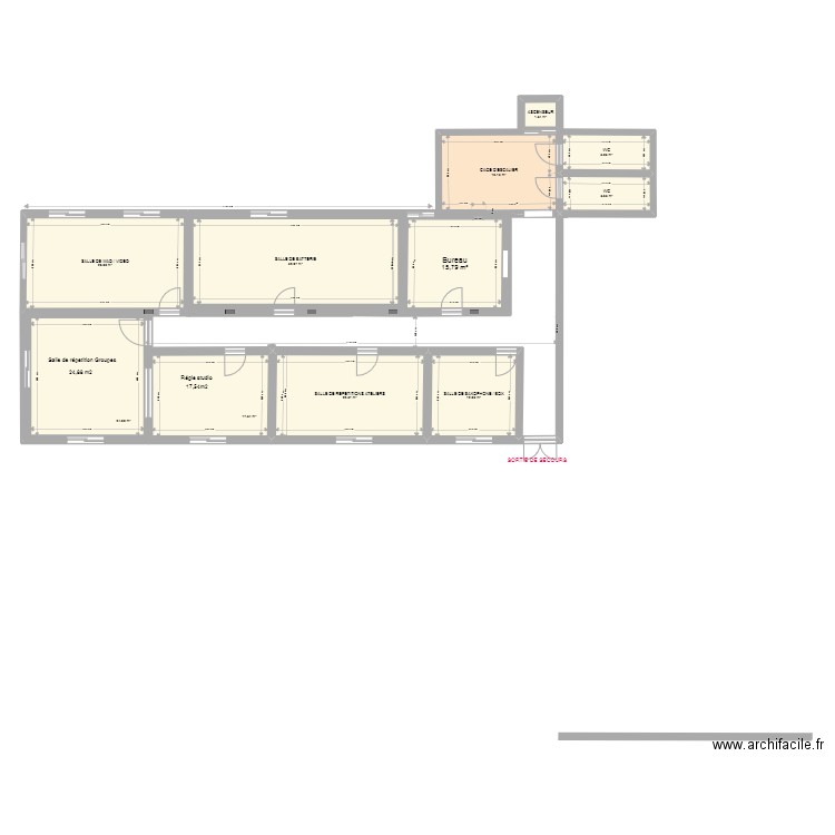 2ème étage IMPULSE maj 30-06-22. Plan de 0 pièce et 0 m2