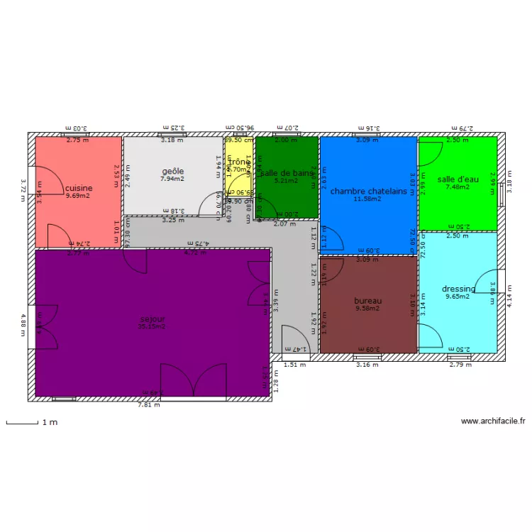 rdc Bruno. Plan de rdc Bruno. Plan de