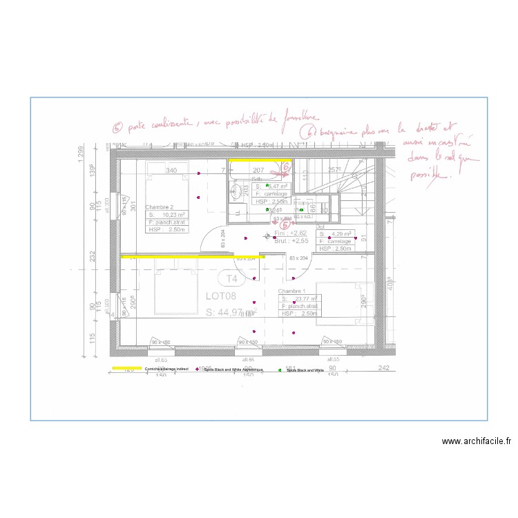HIGEL ETAGE . Plan de 0 pièce et 0 m2