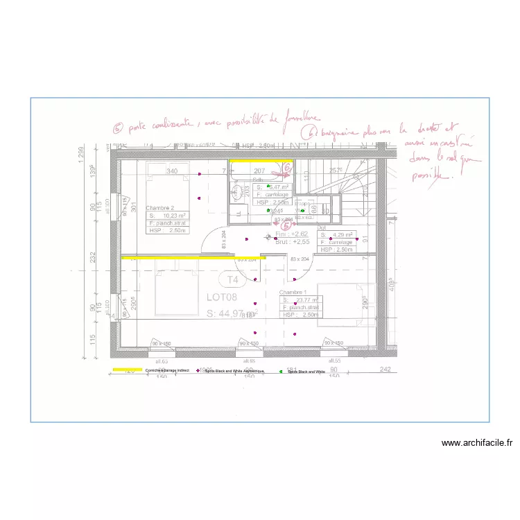 HIGEL ETAGE . Plan de HIGEL ETAGE . Plan de