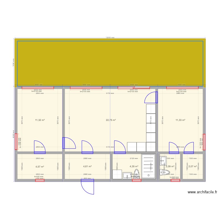 Алекс 72. Plan de 0 pièce et 0 m2