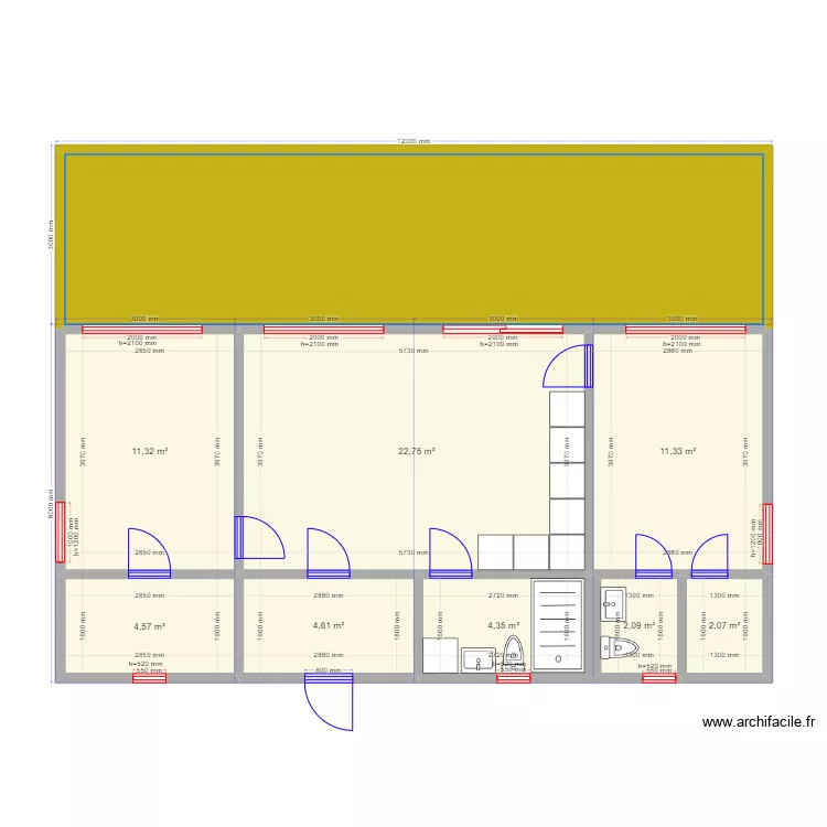 Алекс 72. Plan de 