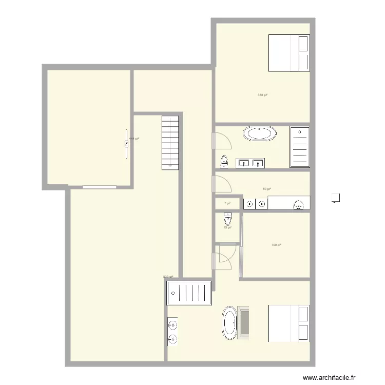 2e etage 47 pied 5. Plan de 