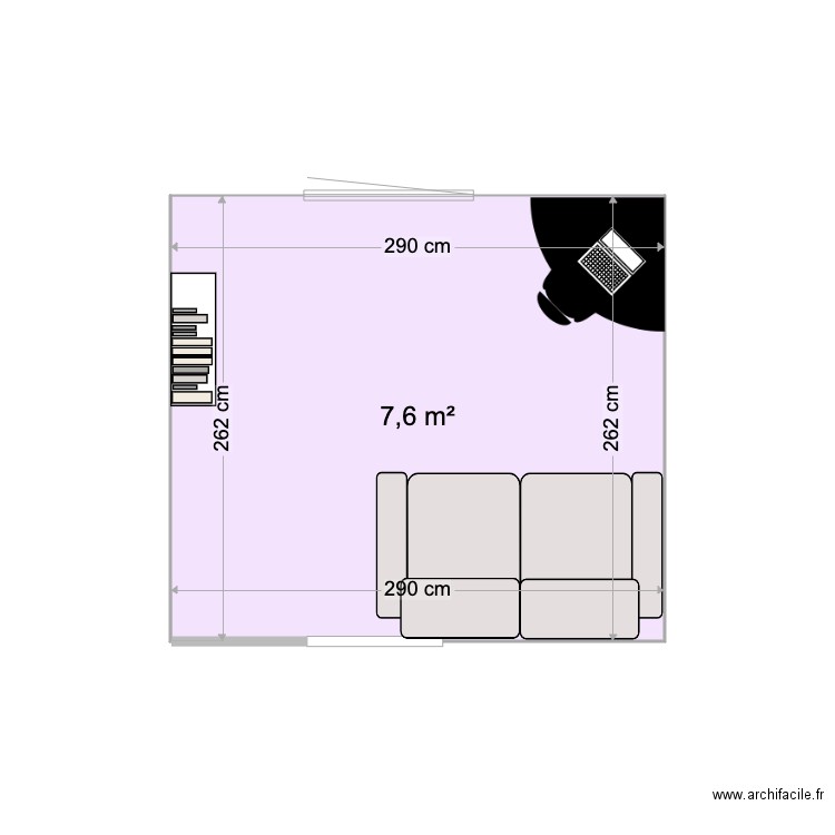 bureau. Plan de 0 pièce et 0 m2