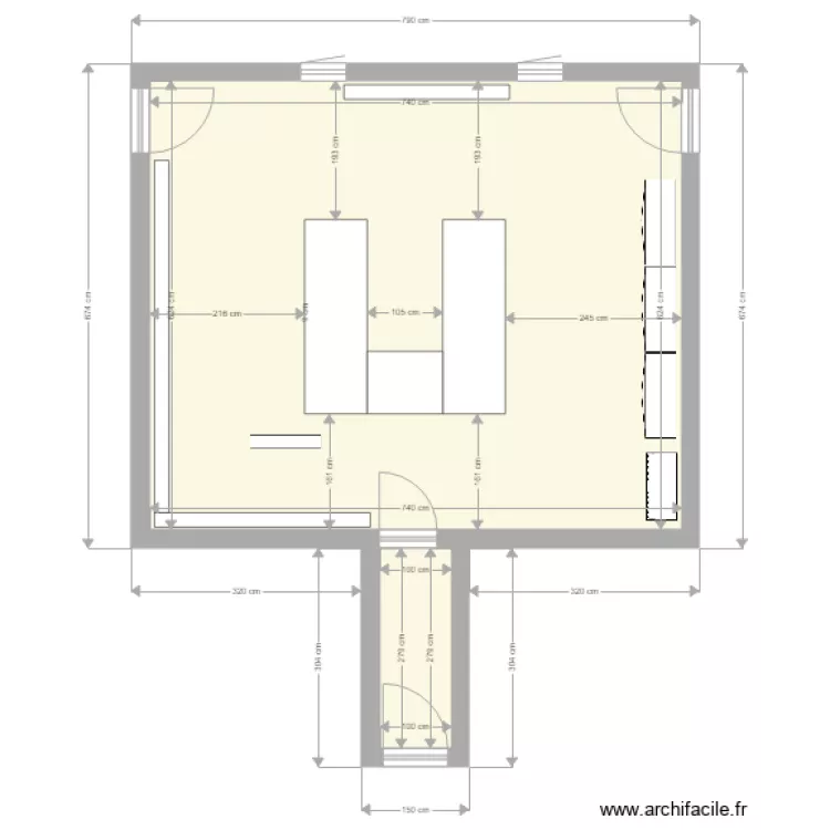 Laboratoire Lycée SainT Joseph La Pommeraye Version équipé. Plan de Laboratoire Lycée SainT Joseph La Pommeraye Version équipé. Plan de