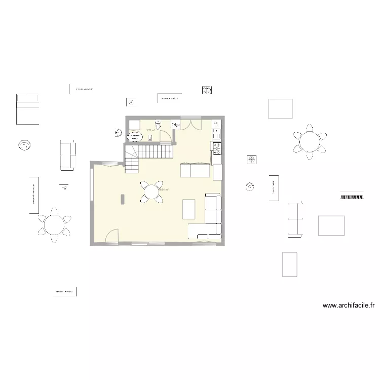 rdc. Plan de rdc. Plan de