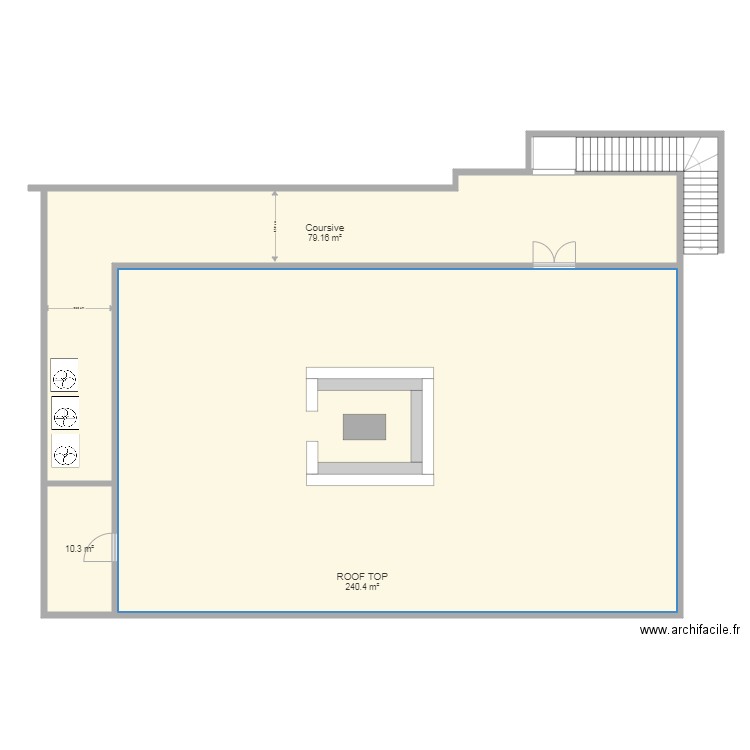 Roof top St Quentin. Plan de 0 pièce et 0 m2