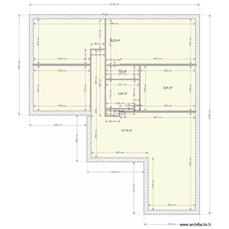appart projet 2 69200. Plan de appart projet 2 69200. Plan de