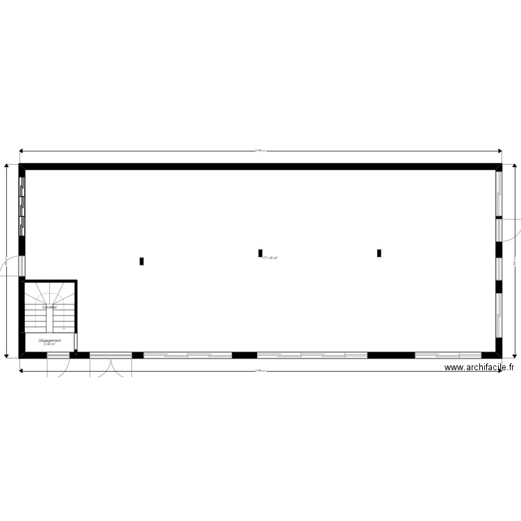 91 Crosne Existant 22082022 JORDAN. Plan de 5 pièces et 358 m2