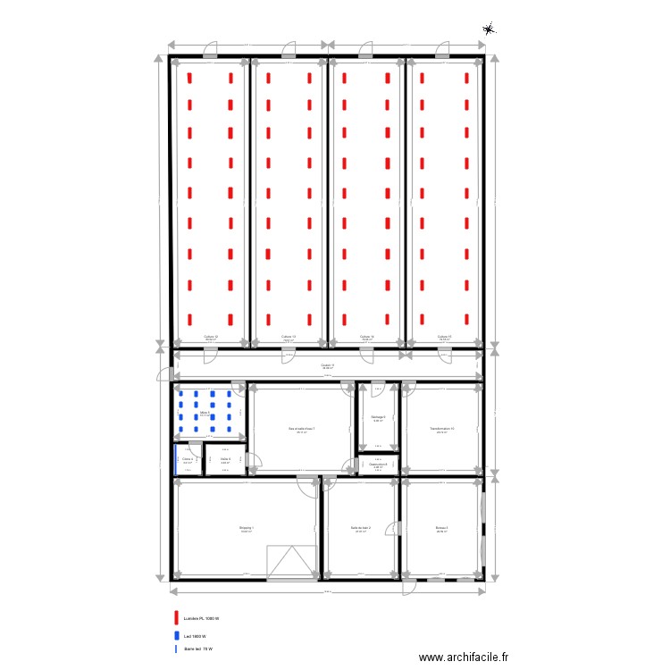 Lumière . Plan de 0 pièce et 0 m2